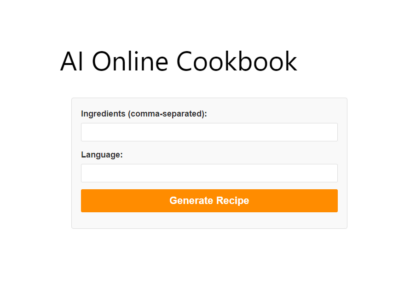 AI Online Cookbook WordPress Plugin