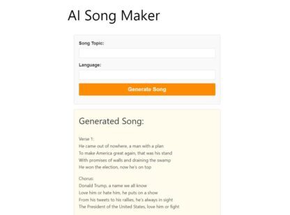 AI Song Maker WordPress Plugin